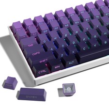 XVX Gradient Keycaps - 136 Keys PBT Top & Side Print Shine Through OEM Keycaps picture