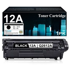 12A Black Toner Cartridge with Chip for HP 12A Q2612A LaserJet 1022 1020 M1005 picture
