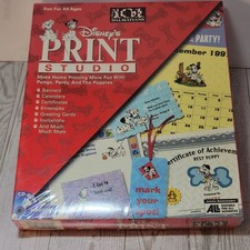 Vintage Disney 101 Dalmatians Print Studio PC 1997 - NIB picture