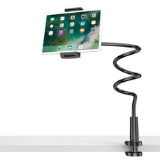 Gooseneck Tablet Holder for Bed Hands-Free Reading on Bed Headboard for Pad picture