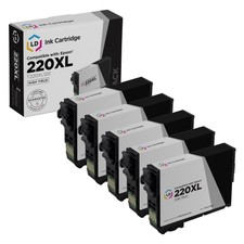 LD 5PK Epson T220XL120 220XL High Yield Black Ink Cartridges for XP-320 XP-420 picture