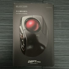 ELECOM DEFT PRO Trackball Mouse 2.4GHz Wireless Finger Control 8-Button Function picture