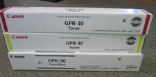 NEW Genuine Canon GPR-30 Black Yellow Magenta Toners C5045 C5051 C5250 C5255 picture