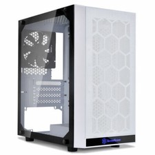 Silverstone PS15W-G (Tempered Glass) Mesh Front WHITE MATX Case picture