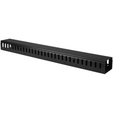 StarTech Vertical Cable Organizer with Finger Ducts - Vertical Cable Management picture