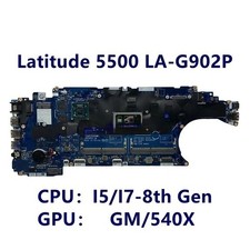 LA-G902P Mainboard For DELL Latitude 5500 Laptop Motherboard I5/I7-8th GM/540X picture