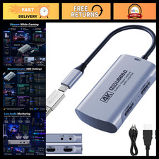 4K 60FPS Streaming Capture Card, 2K 120FPS USB 3.0 HDMI Video Recorder picture