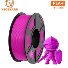 TECBEARS PLA Plus Filament 1.75mm 3D Printer Filament Fuchsia PLA+ 1KG Neatly picture