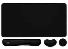 4-in-1 Large Gaming Pad, Keyboard Wrist Rest Pad & Wrist Mousepad Set, Extend... picture