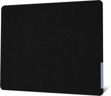 XVX Glass Mousepad Gaming, Black Hard Mouse Pads for Esports, Large Mouse Mat 16 picture