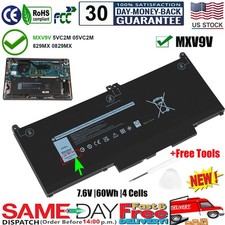 ✅For Dell Latitude 5300 5310 (2-in-1) 7300 7400 60Wh 7.6V Laptop Battery MXV9V picture