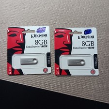Lot Of 2 Kingston 8GB Data Traveler SE9 USB 2.0 New Sealed picture
