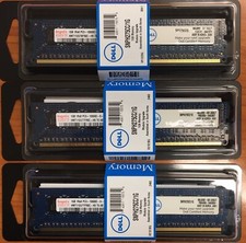3GB 3x 1GB DDR3 PC3-10600E ECC UDIMM Dell PowerEdge Mac Pro HP Lenovo Memory RAM picture