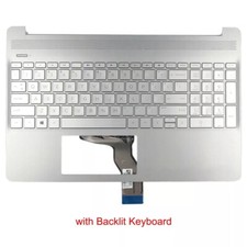 New For HP 15-EF 15-DY 15S-EQ Palmrest Upper Case w/ Keyboard Backlit M17185-001 picture