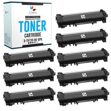 8-Pack Compatible CMYi TN730 Printer Cartridges fits Brother MFC-L2712D L2715DW picture
