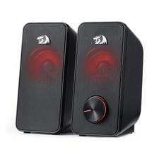 Redragon GS500 Stentor 2.0 Channel Gaming Computer Speakers Black Red LED picture