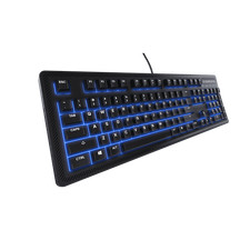 Apex 100 Gaming Keyboard, Tactile and Silent, Blue LED Backlit, Splash Resistant picture