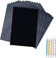 50 Sheets Carbon Transfer Paper - Black Graphite, 8.3 X 11.8 Inch picture