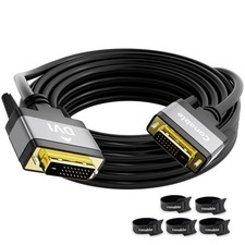DVID 24+1 Gold Plated Cable 10 FT Dual Link Male To Male Aluminum 1080P picture