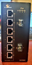 EtherWAN Hardened Managed Ethernet Switch 6 Gigabit TX Ports 2 SFP EX70962-0VB picture