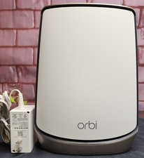 NETGEAR Orbi RBS860 Satellite Tri-Band Mesh WiFi 6 AX6000 Extender White Add-On picture