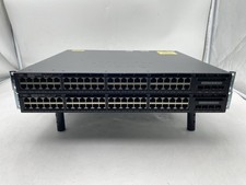 Lot of 2 Cisco WS-C3650-48TQ-S 48-Port 4x 10GB SFP+ w/ 2x PSUs & Ear Racks picture