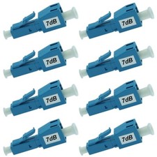 8x 7dB LC/UPC Connector Fiber Optic Optical Attenuator Plug-in Type Single Mode picture