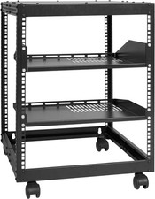 VEVOR 12U Open Frame Server Rack, 23-40 in Adjustable Depth, Free Standing or Wa picture