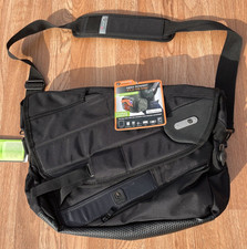 ful Powerbag Tech Messenger Laptop Bag with Battery & Charging System Black NEW picture