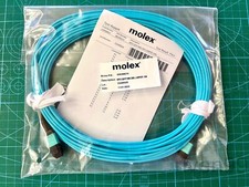 U43276 MOLEX QSFP MPOMTP Female 8F Fiber Optic Trunk Patch Cable Multimo G1N picture