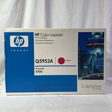 Genuine Original  HP COLOR LASER JET  HP4700  Q5953A MAGENTA SEALED picture
