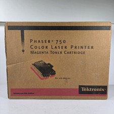 Tektronix Phaser 750 Color Laser Printer Magenta Toner Cartridge No. 016-1805-00 picture