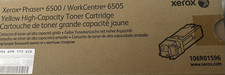 Xerox Genuine Yellow High Yield Toner 106R01596 for Phaser 6500/WorkCentre 6505 picture