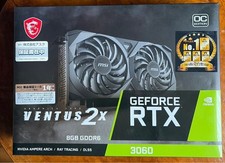 MSI GeForce RTX 3060 VENTUS 2X 12G OC 12GB GDDR6 Graphics Card Good condition picture