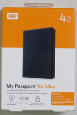 WD 4TB My Passport for Mac, Navy Portable External Hard Drive WDBA2F0040BBL-WESN picture