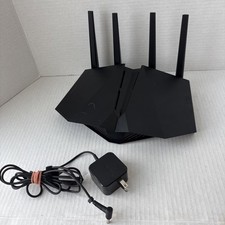 Asus AX5400 RT-AX82U V2 Dual-Band WiFi 6 Gaming Router With power cord picture