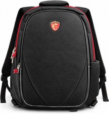 MSI Gaming G Series Laptop Backpack Black Red Dragon Logo Padded Computer Bag picture
