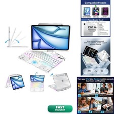 lambasa Clear Keyboard Case for iPad Air 11