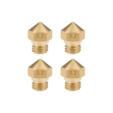 0.2mm 3D Printer Nozzle Head M7 Thread for MK10 1.75mm Extruder Print 4pcs picture