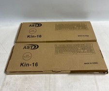Lot of 2 AST USB Keyboards Kin-16 picture