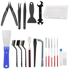 18-Pcs 3D Printer Tool Kit Model Cleaning Finishing Deburring Repair Set Case picture