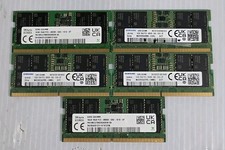 LOT OF 5 - 16GB 1Rx8 PC5 DDR5 Laptop Memory picture