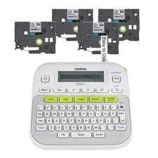 Label Maker Brother P Touch PTD210BP Easy-to Use Bundle White Small picture