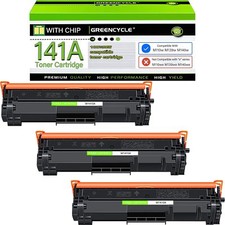 3PK 141A Replacement Toner Cartridges for HP M110w M139w M140w Black,~950Pages picture