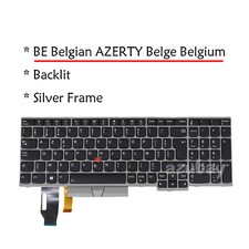 Belgian Laptop Keyboard for Lenovo Thinkpad P52 P72 P53 P53s P73 01YN666 Backlit picture