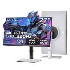 KTC 27 Inch 4K Gaming Monitor, Dual Mode UHD 160Hz & FHD 320Hz, H27P6 picture