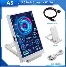 TURZX 3.5/5 Inch IPS USB Secondary Display CPU GPU RAM Monitor Windows picture
