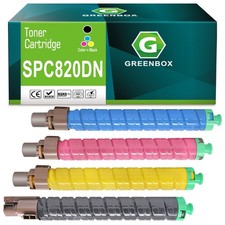 GREENBOX Compatible SP C820DN High Yield Toner Cartridge Replacement for SP C820 picture