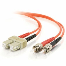 5 PACK LOT 10m SC-ST Duplex 62.5/125 OM1 Multimode Fiber Patch Cable Orange 33FT picture