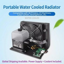 Portable small vehicle-mounted water-cooled radiator 3D printer water cooling picture